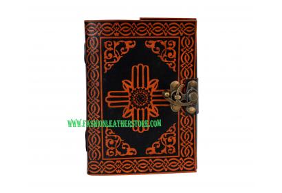 Celtic Leather Journal Note Book Color Journal Handmade Book Of Shadow Leather Blank Book 